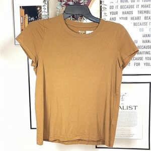 Madewell Brown Crewneck Tee Size XS